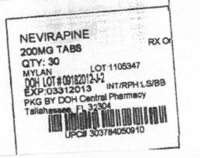 Label Image for 200mg - Nevirapine 200mg